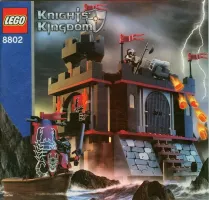 Set LEGO Castle 8802 Dark Fortress Landing