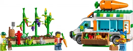 Set LEGO City 60345 Farmers Market Van