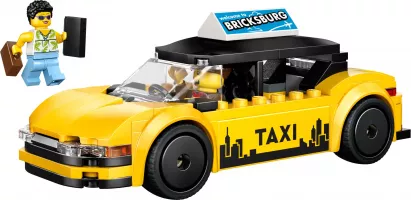 Set  Lego City 60487 Le taxi jaune