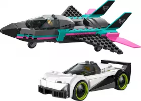 Set  Lego City 60489 Le jet contre la voiture