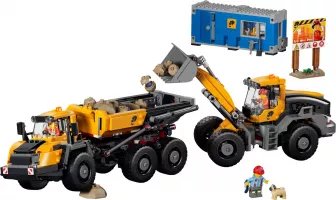 Set LEGO City 60494 Le camion-benne et la chargeuse frontale