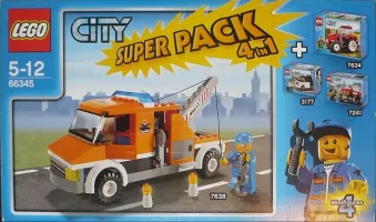 Set LEGO City 66345 City Super Pack 4 in 1