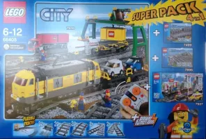 Set LEGO City 66405 City Trains Super Pack 4-in-1