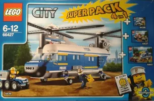 Set LEGO City 66427 City Police Super Pack 4-in-1