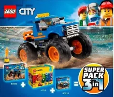 Set LEGO City 66615 Super Pack 3-in-1