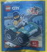 Set  LEGO City 952308 Stuntman with Quad Bike