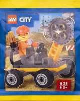 Set  LEGO City 952502 Construction Worker with Rotary Cutter