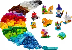 Set LEGO Classic 11013 Creative Transparent Bricks