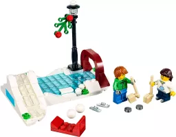 Set  LEGO Creator 40107 Winter Skating Scene