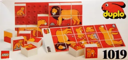 Set LEGO Dacta 1019 DUPLO Mosaic Puzzle - 1 Animal Family