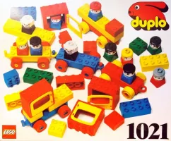Set LEGO Dacta 1021 Basic Vehicles - 78 elements