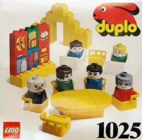 Set LEGO Dacta 1025 Figures and Furniture