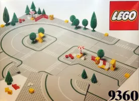 Set LEGO Dacta 9360 Roadplates and Scenery