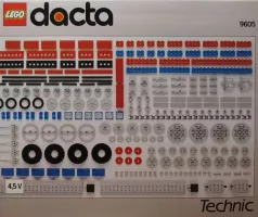 Set LEGO Dacta 9605 4.5V Technic Resource Set