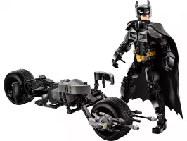 Set  Lego DC Comics Super Heroes 76273 La figurine de Batman à construire et la moto Bat-Pod