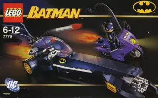 Set  LEGO DC Comics Super Heroes 7779 The Batman Dragster: Catwoman Pursuit