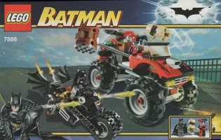 Set  LEGO DC Comics Super Heroes 7886 The Batcycle: Harley Quinn's Hammer Truck