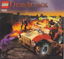 Set LEGO Dino Attack 7475 Fire Hammer vs. Mutant Lizards