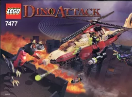 Set LEGO Dino Attack 7477 T-1 Typhoon vs. T-Rex