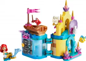 Set  Lego Disney 43285 Le palais magique d'Ariel miniature