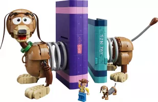 Set LEGO Disney 43301 Toy Story Slinky Dog Bookends