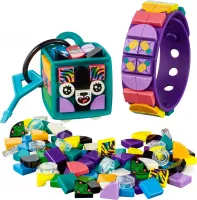 Set LEGO Dots 41945 Neon Tiger Bracelet & Bag Tag