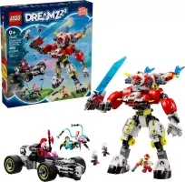 Lego Dreamzzz 71497 Robot-tigre de Cooper et bolide de Zero