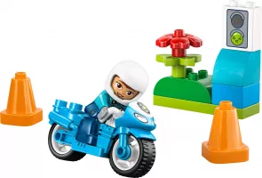 Set  LEGO Duplo 10471 La moto de police bleue