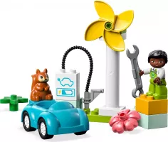 Set LEGO Duplo 10985 Wind Turbine and Electric Car