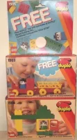 Set LEGO Duplo 1505 House and Car Building Sets