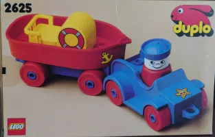 Set LEGO Duplo 2625 Car with Boat and Trailer