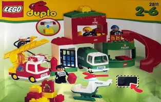 Set LEGO Duplo 2811 Fire and Police Station