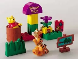 Set LEGO Duplo 2983 Pooh and Tigger Play Hide and Seek