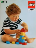 Set LEGO Duplo 516 Bricks and half bricks