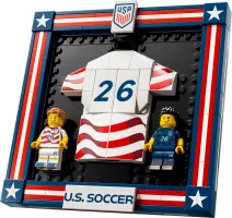 Set  LEGO Éditions 43033 Maillot 2026 de l'équipe nationale américaine de foot
