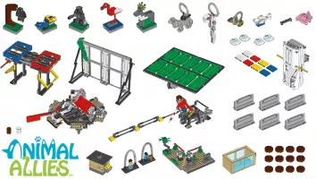 Set LEGO Education 45802 Animal Allies Challenge Kit