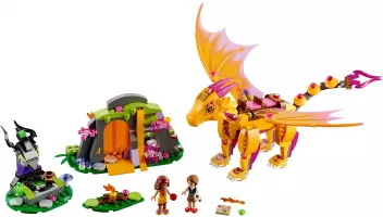 Set LEGO Elves 41175 Fire Dragon's Lava Cave