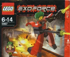 Set LEGO Exo-Force 5967 Red Good Guy