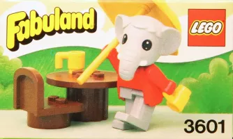 Set LEGO Fabuland 3601 Elton Elephant