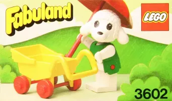 Set LEGO Fabuland 3602 Pram - Lisa Lamb Goes Walking