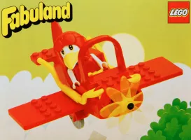 Set LEGO Fabuland 3625 Sandy Seagull's Aeroplane