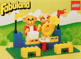 Set LEGO Fabuland 3631 The Fabuland Big Band Peter Pig and Gabriel Gorilla