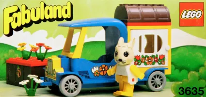 Set LEGO Fabuland 3635 Bonnie Bunny's Camper