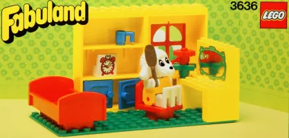 Set LEGO Fabuland 3636 Lucy Lamb's Bedroom