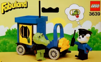 Set LEGO Fabuland 3639 Paddy Wagon