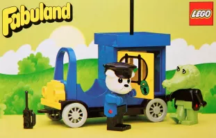 Set LEGO Fabuland 3643 Police Van