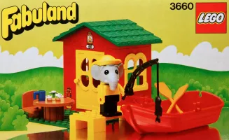 Set LEGO Fabuland 3660 Fisherman's Wharf