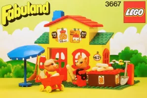 Set LEGO Fabuland 3667 Pat and Freddy's Shop