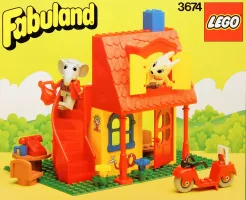 Set LEGO Fabuland 3674 Bonnie Bunny's New House