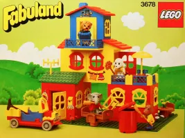 Set LEGO Fabuland 3678 Lionel Lion's Lodge